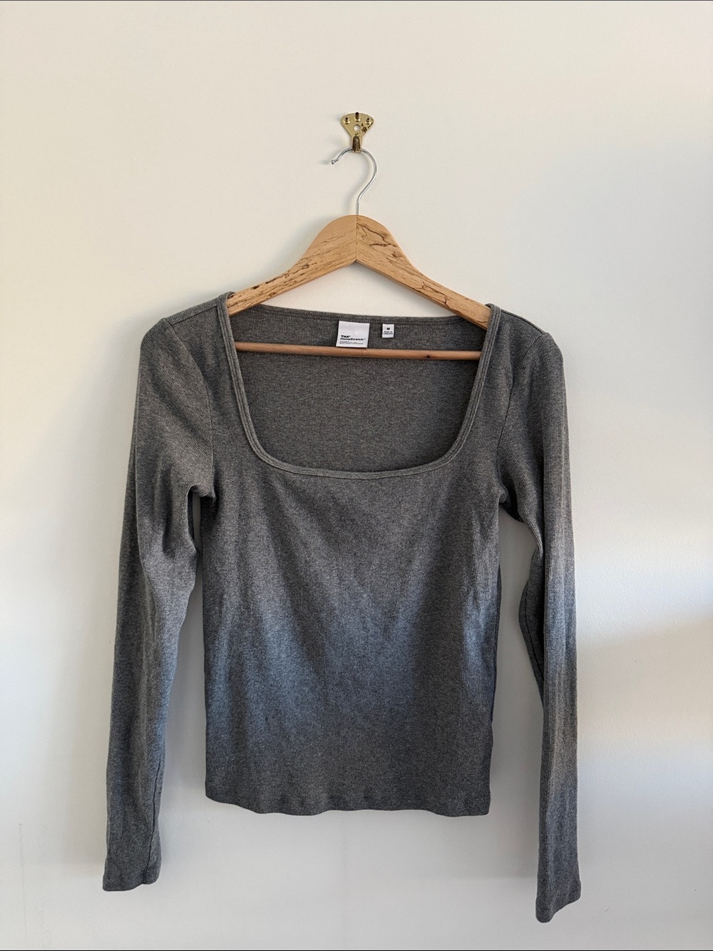 TNA Homestretch Ribbed Long-sleeve Shirt - Size M